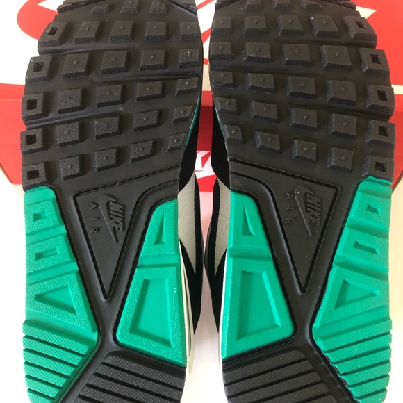 Womens Nike Air Max Correlate White/New Green/ Bright Mango/Black Size 7 - Picture 9 of 11